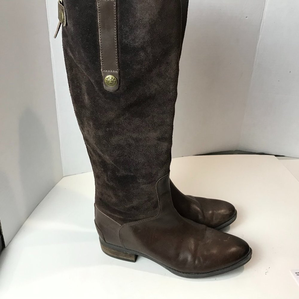 Sam Edelman Suede Leather Zip back Boot US 8 EU 39